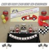 SIXONEAIEN 40 Inch Giant Race Car Theme Number Foil Balloons