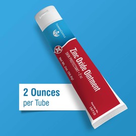 Zinc Oxide Ointment for Adults and Babies - 2 oz Diaper Rash Ointment - Skin Protectant for Diaper Rashes, Cuts, and Burns - 20% Zinc Oxide