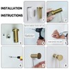SAYAYO Gold Coat Hooks Wall Mount,Modern Towel Hooks for Bathrooms