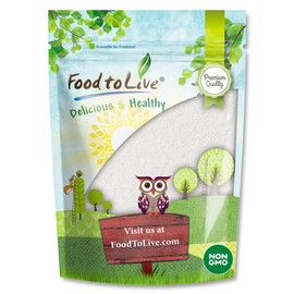 Food to Live Mediterranean Fine Sea Salt, 2 Pounds– Fine, Natural, Non-Iodized Crystals from Italy for Cooking, Baking and Seasoning, Non-GMO, Vegan, Kosher, Bulk