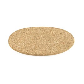 Cleverbrand Heat Resistant Oval Cork Trivet 27 x 16 cm 10 mm Thick Natural Cork Trivet for Pots and Pans - Made in Portugal