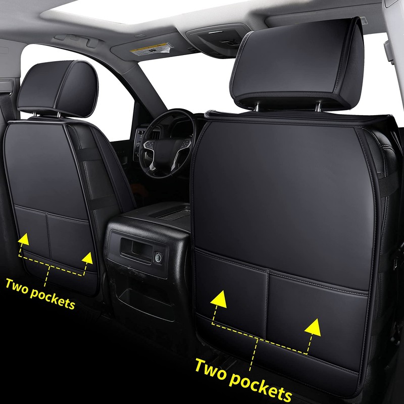 LUCKYMAN CLUB Chevy Silverado/Sierra Front Seat Cover X04-S3, Fit 2007-2025