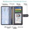 Checkbook Covers- Leather RFID Check Registers for Personal Checkbook，Women&Men Wallets