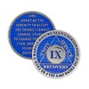9 Year Sobriety Coin | Legacy AA Chip | Thick