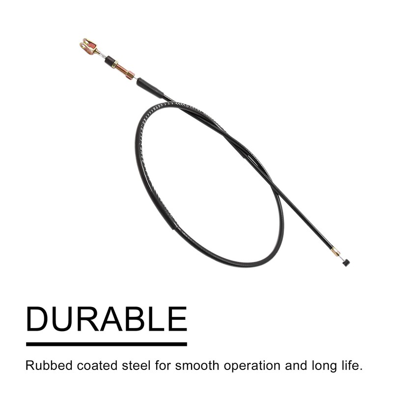 sourcing map 123cm 48.4" Length Coated Clutch Cable Wire Line