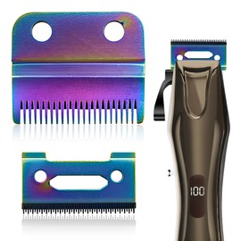 ARHZ 2-teiliges Set Haarschneidemaschinen aus Edelstahl 2-Loch-Ersatzklinge für Haarschneider Trimmer Clipper Zubehör für Wahl 808/8148/8504/1919/2241/2240/8591 (Farblich)