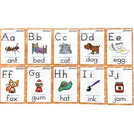 Set of ABCs Alphabet Flash Cards for Toddlers(26 pcs) | Kids Alphabet Montessori Pocket Cards | Perfect for Preschool to Kindergarten, Teacher/Autism Therapists Tools
