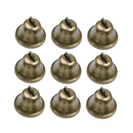 MAGICLULU 35pcs Polished Bronze Bell Handmade Craft Bells for Decorations Parties School Christmas Decorations