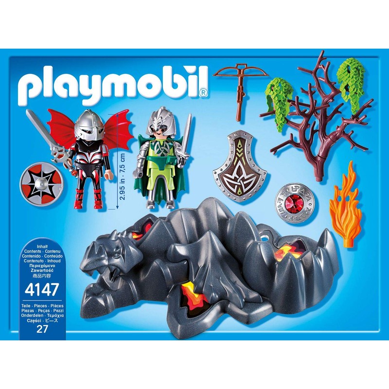 Playmobil - 4147 Dragon Rock Compact Set