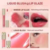 JUANPHEA Liquid Blush & Lip Gloss, Liquid Cream Blush Light
