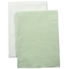 Under The Nile Swaddle Blanket Set, Green/White