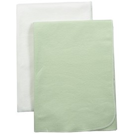 Under The Nile Swaddle Blanket Set, Green/White