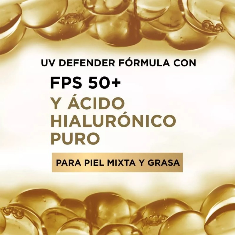 L'Oréal Paris Crema Loreal Paris Uv Defender Fps50 Hidratación Intensa