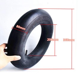 Homo Trends Homo Trends 2 Pcs 3.50/4.00-6 Inner Tubes Wheelbarrow Straight Valve with Tyre Lever for Barrow Sack Truck Sack Barrow Wheels