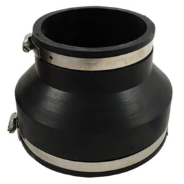 Air Aqua Flexible Rubber Reducer Reducing Sleeve Pipe Connector for PVC Pipe Cuff Pool Connection (160x110mm)