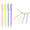 52Pcs 2.7 "Large Eye Plastic Sewing Needles,Learning Needles,Yarn Needles Darning