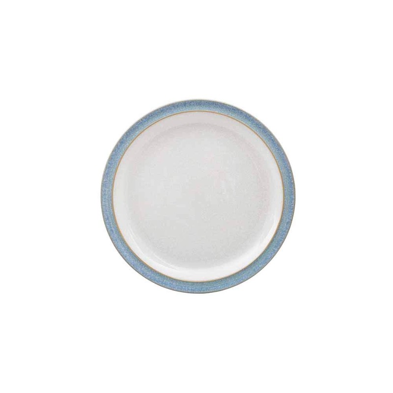 Denby 381048904 Elements 4 Piece Medium Plate Set, Blue