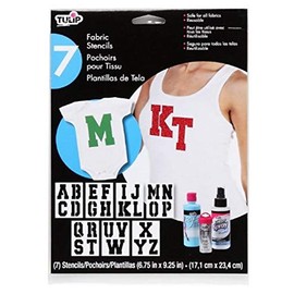 Tulip 31248 Large Fabric Stencils, Collegiate, 5-Inch