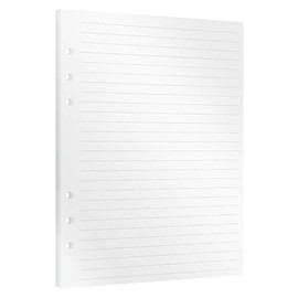 KOMPASS® 30 Lined Ring Binder Planner A5 Inserts | Notebook A5 Lined | 6-Hole A5 Paper (14.5 cm x 21 cm) | Ring Binder Calendar Inserts Refillable for Notes, Brainstorming & To-Do Lists