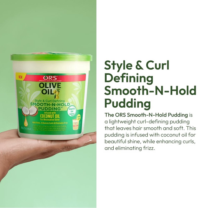 ORS Olive Oil Style and Curl Smooth-N-Hold Pudding 13 oz