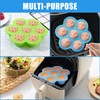 2 Pack Egg Bites Silicone Mold, Air Fryer Egg Mold,