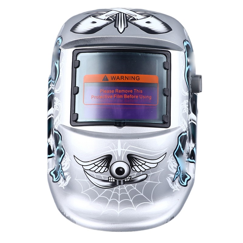 Auto Darkening Welding Helmet 93x43mm Large View Screen 2 Sensors