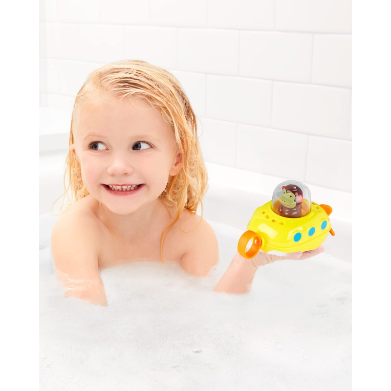 Skip Hop Pull & Go Monkey Submarine: Baby Bath Toy,