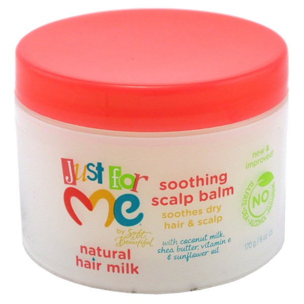 Just For Me Natural Hair Milk Soothing Scalp Balm 6 oz (Pack of 3)