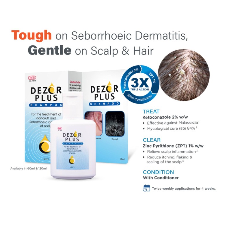 DEZOR PLUS Shampoo 120ml