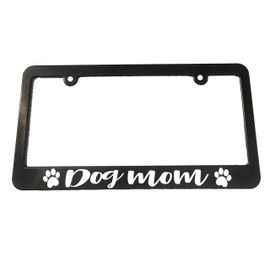 Dog Mom License Plate Frame Holder Pet Lover