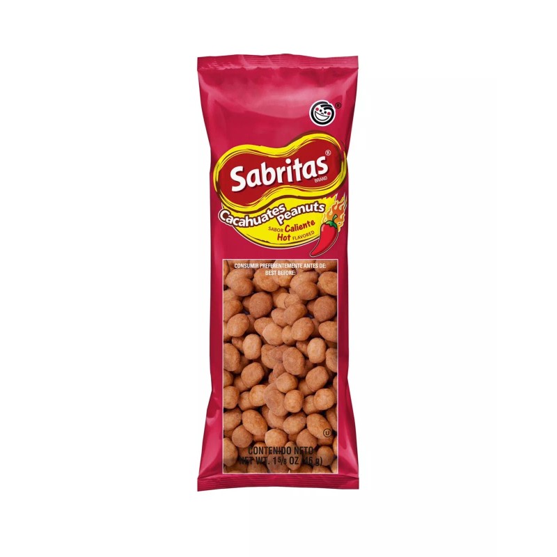 Sabritas Peanuts 4 flavors Variety Pack(30 Packs )