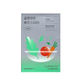 Glute Veggie Starter 3.6g x 30 packets (2) JJ Mall / 글루어트 베지 스타터 3.6g x 30포 2개 JJ몰