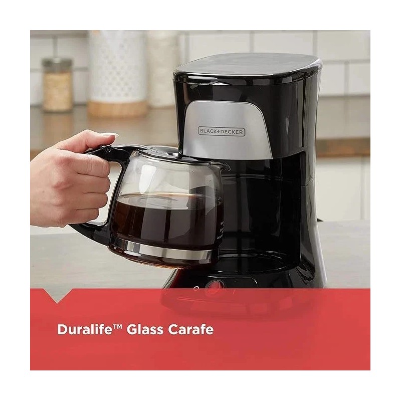 BLACK+DECKER BRAND NEW! BLACK+DECKER CM0555B 5-Cup Coffeemaker, Black