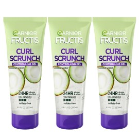 Garnier 3 PACK GARNIER FRUCTIS CURL SCRUNCH CONTROLLING GEL, FOR CURLY HAIR