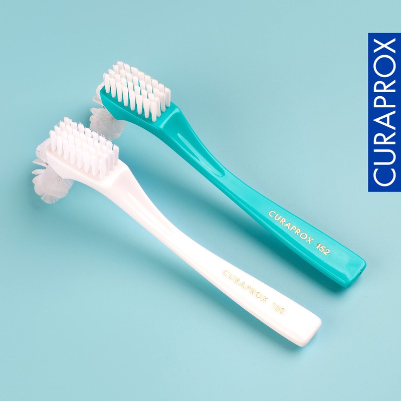 Curaprox BDC 152 Cleaning Brush for Dentures and Braces Mint