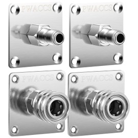 PWACCS Pressure Washer Gun Holder, Foam Cannon Holder, 1/4" Quick Connect Foam Cannon Wall Mount, Foam Gun Storage Rack Wall Mount Tool Holder for Organize and Store Power Washing Accessories, 4 Pack