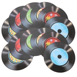 Beavorty 18pcs Vinyl Records Decor Fake Records French Country Wall Decor Living Room Wall Records Decor French Country Decor Aesthetic Wall Decor Paper Outdoor Montgomery