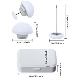 Xuduvay Duvet Pin Duvet Clips 16 Sets,Duvet Button Fasteners with Soft Fabric Material for Quilt, Cushions, Curtains(White)