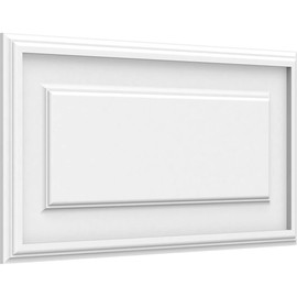 Ekena Millwork 24"W x 12"H x 5/8"P Legacy Raised Panel Decorative Wall Panel