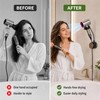 Hands Free Hair Dryer Holder Wall Mount, Reusable Suction Cup