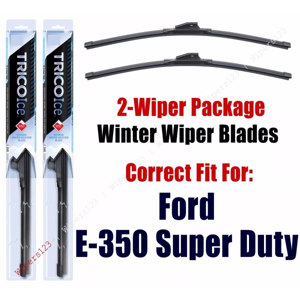 Trico WINTER Wipers 2-pack fits 1999+ Ford E-350 Super Duty