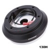 KYOSTAR Black Aluminum Steering Wheel Short Hub Adapter Quick Release