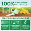 ANECO 100% Compostable Food Waste Bags 2.6 Gallon With Handles,