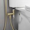 Greenspring Bidet Sprayer for Toilet Brushed Gold Bidet Attachment for