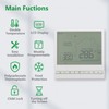 Wengart Digital Thermostat WG903, Programmable, Suitable for Water/Gas Boiler 3A,