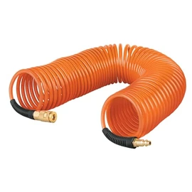 Truper MAN-R-7 Manguera tipo resorte para compresor 7.6 m x 1/4"
