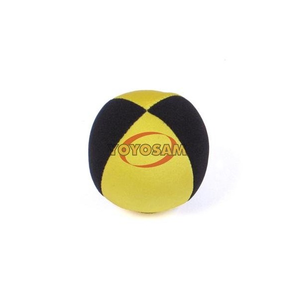 Zeekio Cirrus 125-Gram Lycra Juggling Ball - Black Yellow