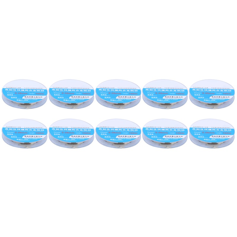 10Pcs Tungsten Alloy Wire Cutting Line High Toughness for Mobile