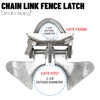 Dreamxiang Chain Link Butterfly Gate Latch, Chain Link Fence Latch