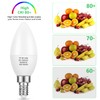 MAXvolador 12-Pack E12 Candelabra LED Bulbs 60W Equivalent, 6W 600
